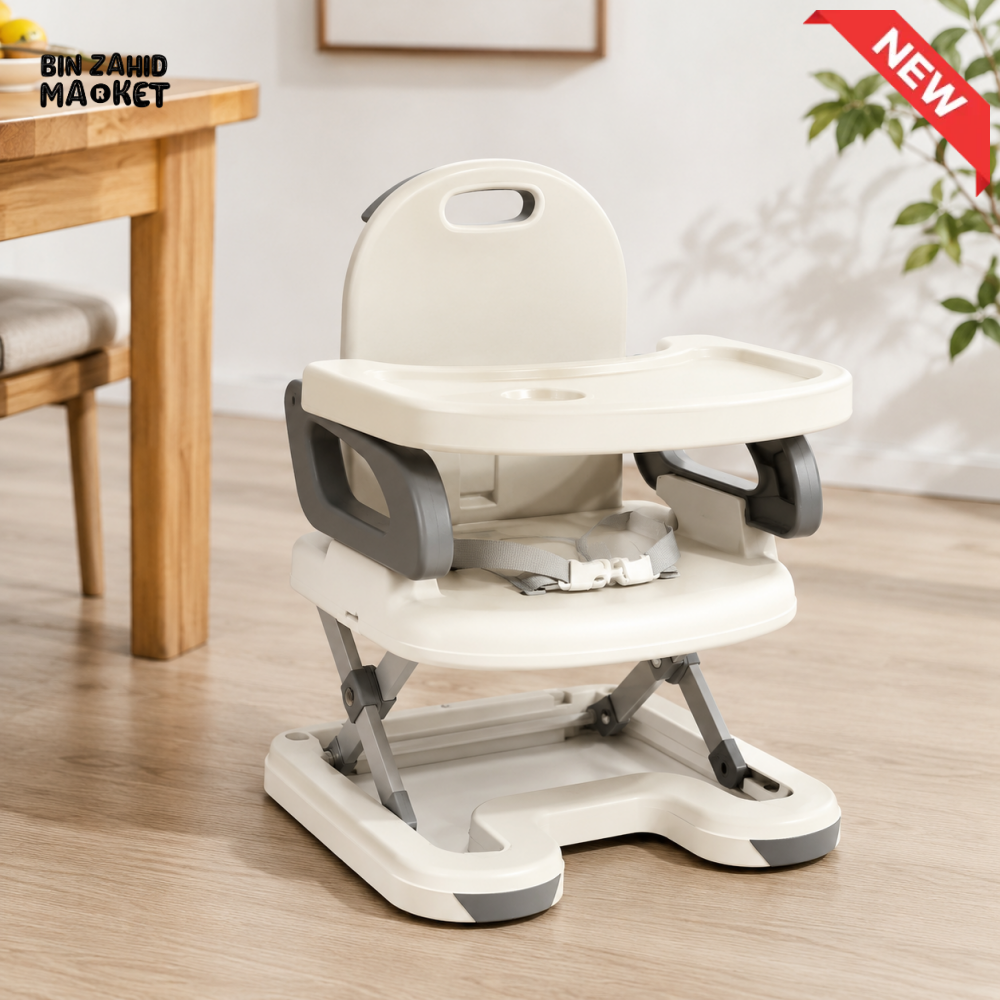 MASTELA FOLDABLE BABY BOOSTER FEEDING CHAIR WITH TRAY