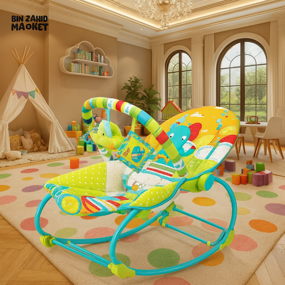 MASTELA NEWBORN TO TODDLER ROCKER – MULTIFUNCTIONAL BABY BOUNCER & INFANT TOY SEAT