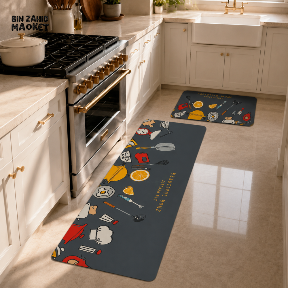 MATRUGS KITCHEN FLOOR MAT SET - MEDIUM - 4 Length / 1.25 Ft - Door Mats