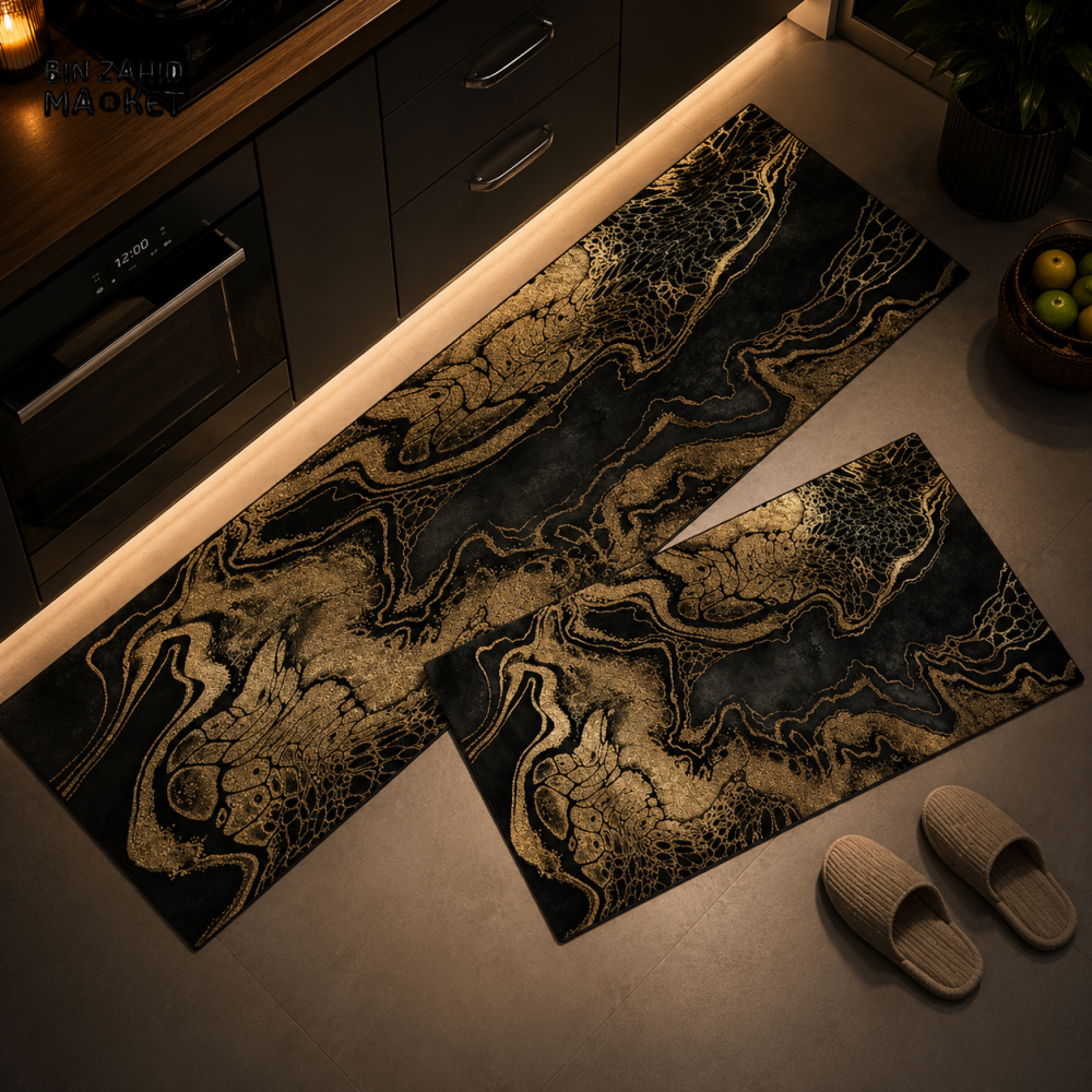 MATRUGS MARBLE KITCHEN FLOOR MAT SET - MEDIUM - 4 Length / 1.25 Ft