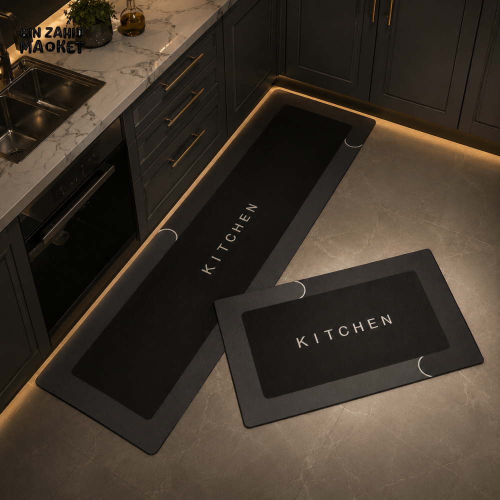 MATRUGS MARBLE KITCHEN FLOOR MAT SET - MEDIUM - 4 Length / 1.25 Ft