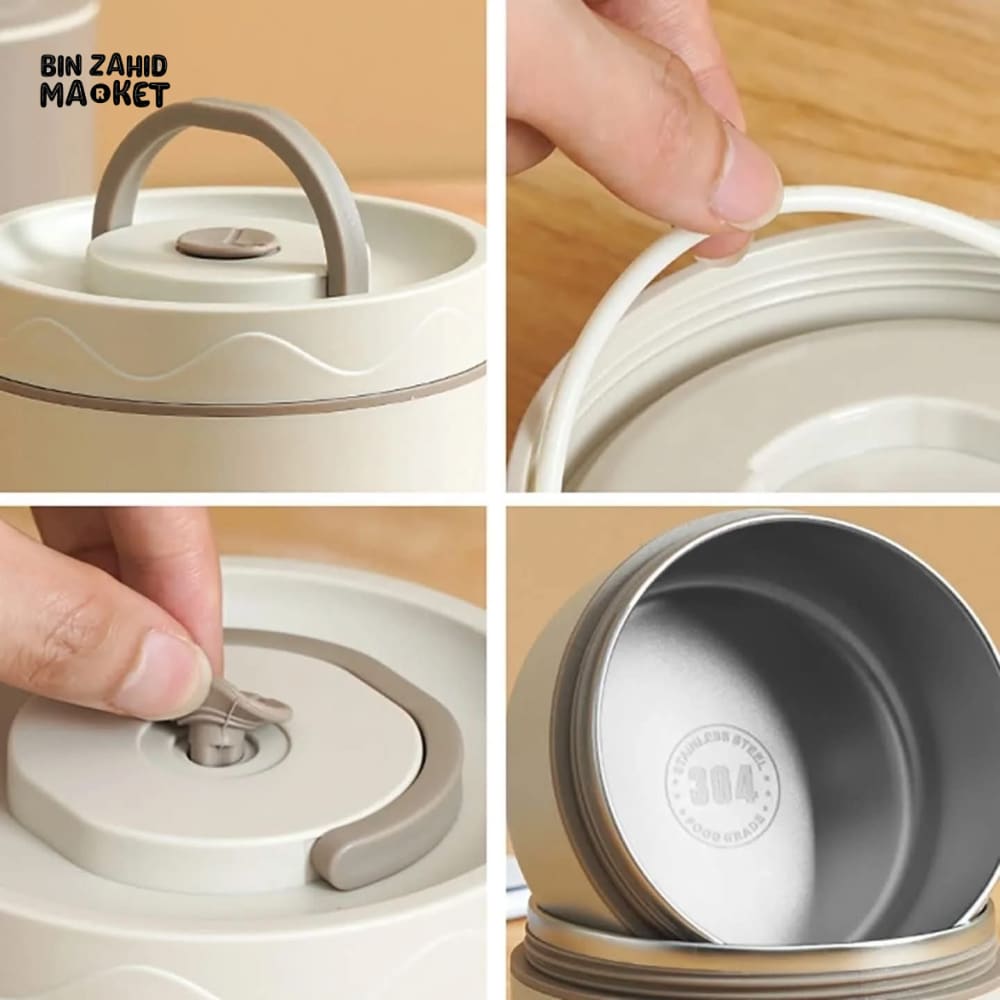 MEAL BAG THERMAL LUNCH BOXES WITH INSULATION BAG – PREMIUM SUS304 STAINLESS STEEL