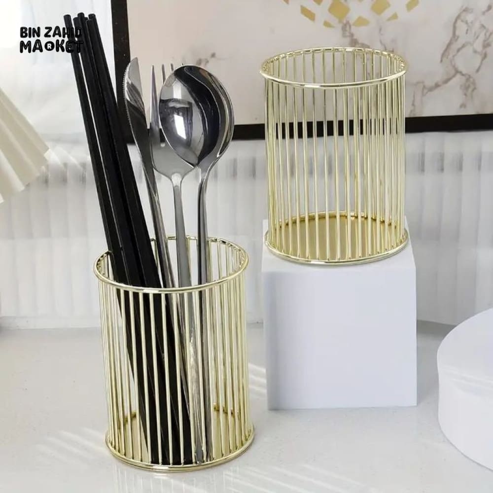 METAL RODES ORGANIZER FOR BRUSHES AND PENS
