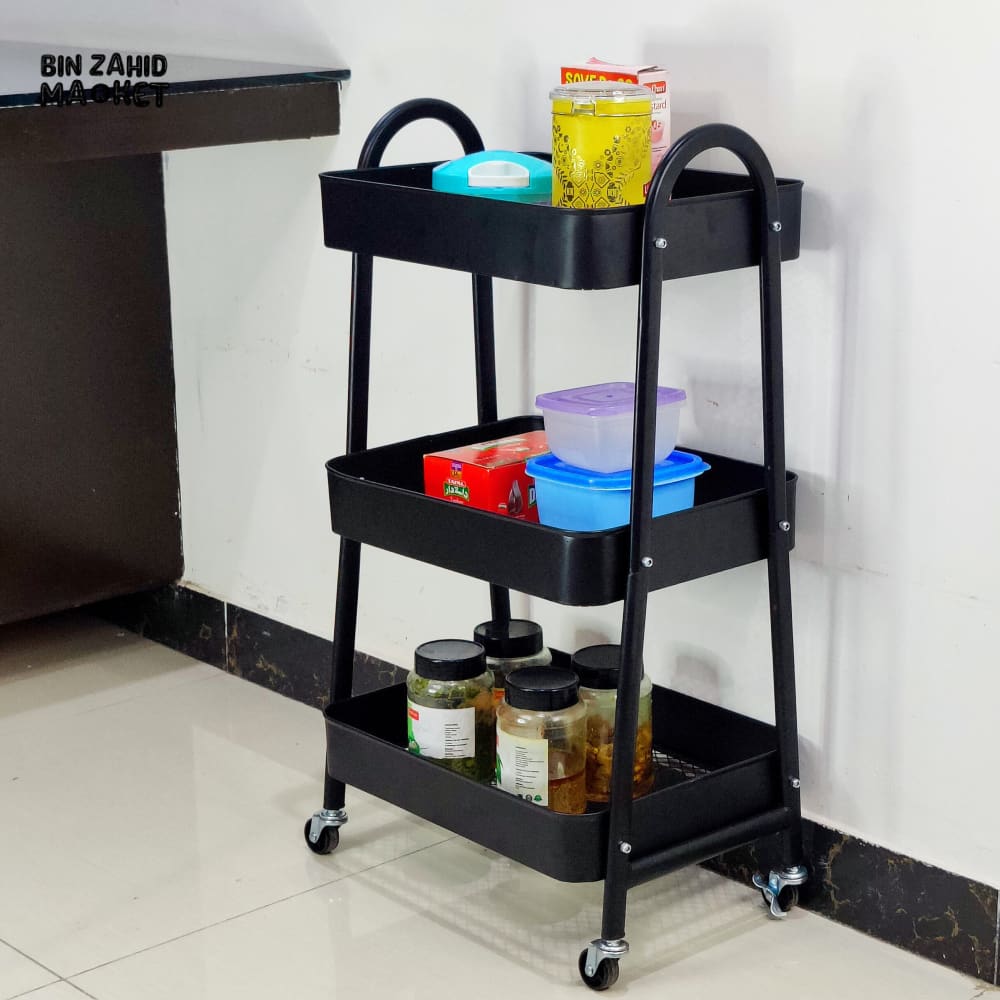 METAL UTILITY TROLLEY