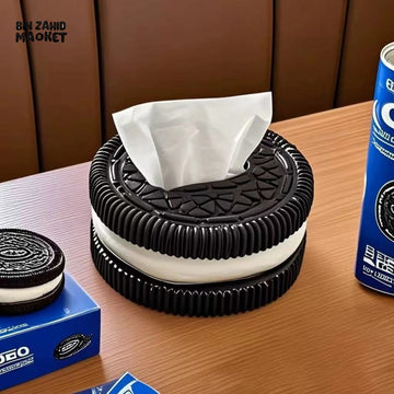 MIMO PVC RESIN COOKIE DESIGN ROUND TISSUE BOX HOLDER - Tissue Boxes