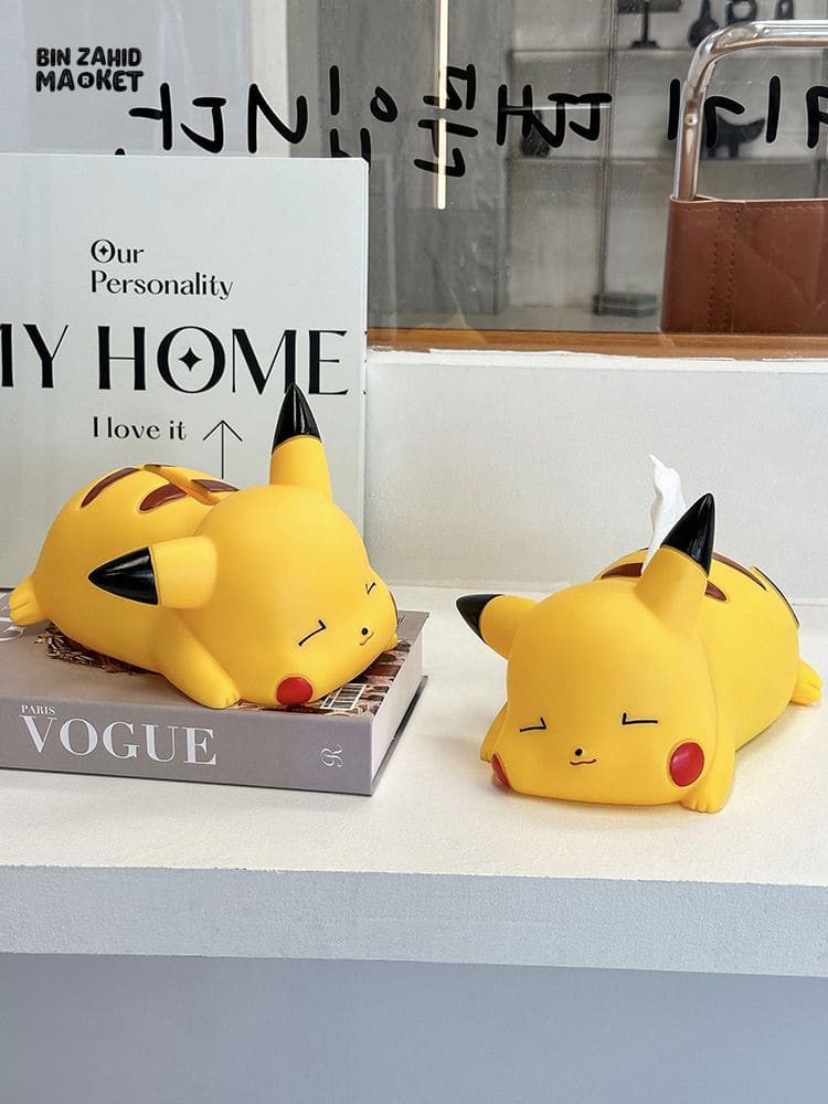 MIMO PVC RESIN CUTE YELLOW CARTOON ANIMAL-SHAPED DECORATIVE TISSUE BOX HOLDER - Tissue Boxes