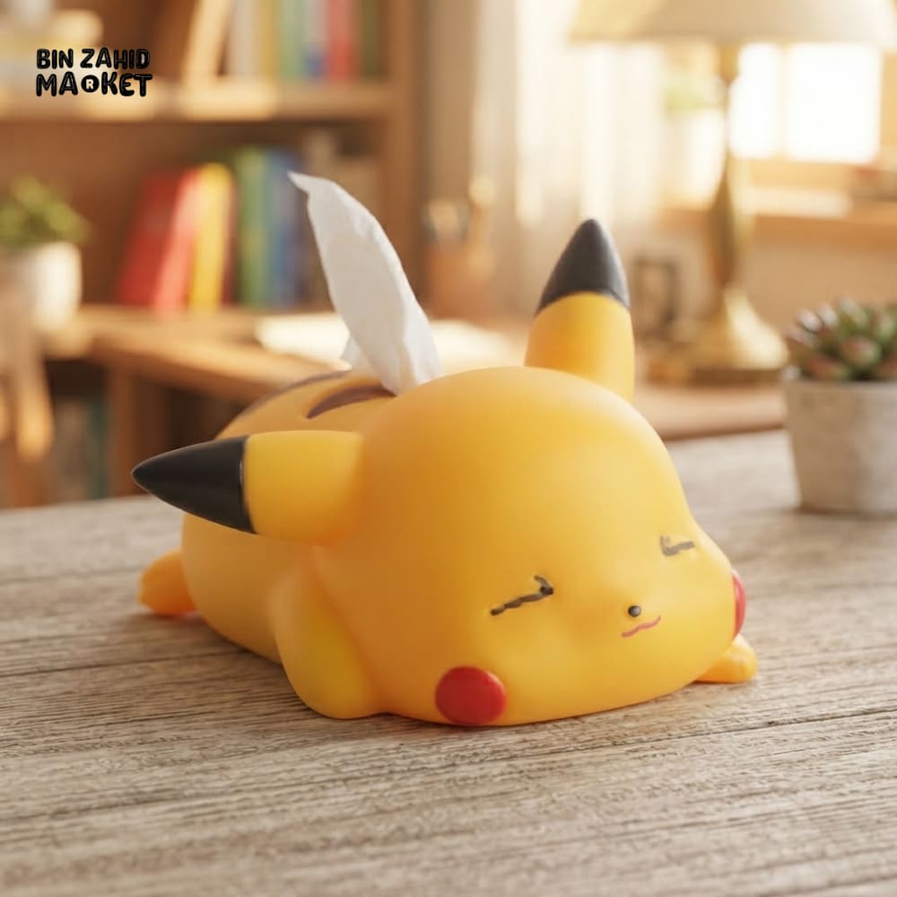 MIMO CUTE YELLOW CARTOON ANIMAL-SHAPED DECORATIVE TISSUE BOX HOLDER