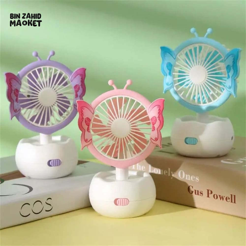MINI BUTTERFLY KIDS USB FAN WITH WATER SUPPLY