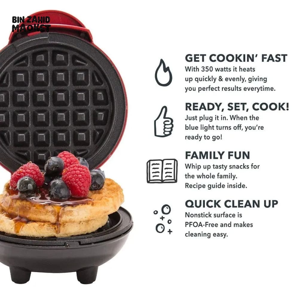 MINI ELECTRIC WAFFLE MAKER