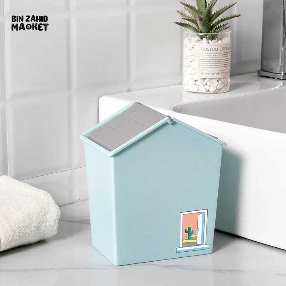 MINI HOME SHAPED DUST BIN