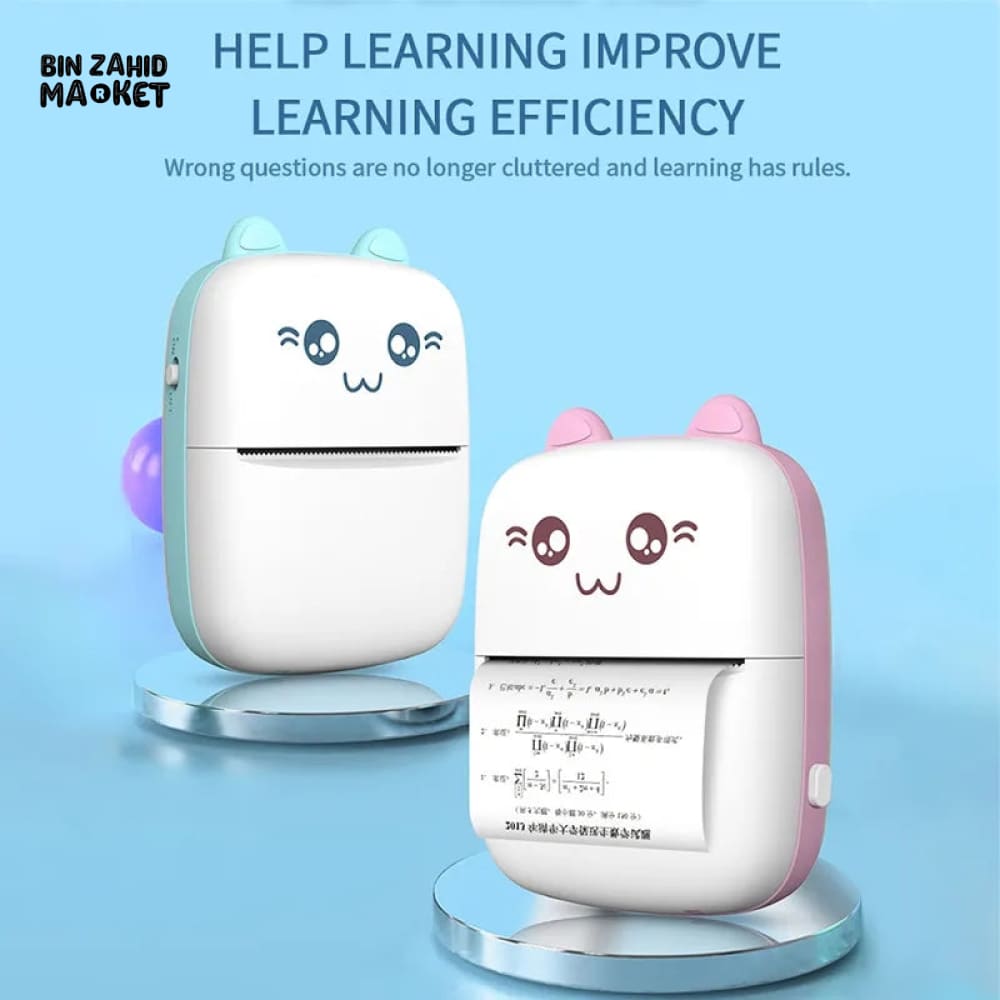 MINI KITTY USB RECHARGEABLE INKLESS PRINTER