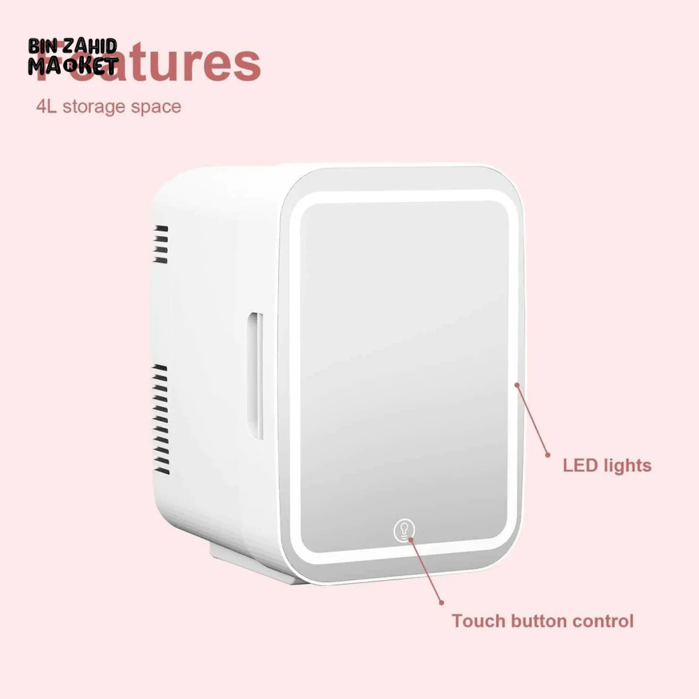 MINI MAKEUP FRIDGE AC/DC BEAUTY SKINCARE COOLER & WARMER HOME MINI REFRIGERATOR & CAR USE