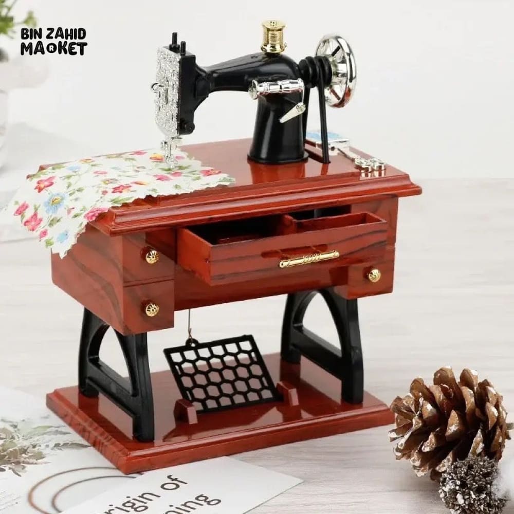 MINI MUSICAL TREADLE SEWING MACHINE