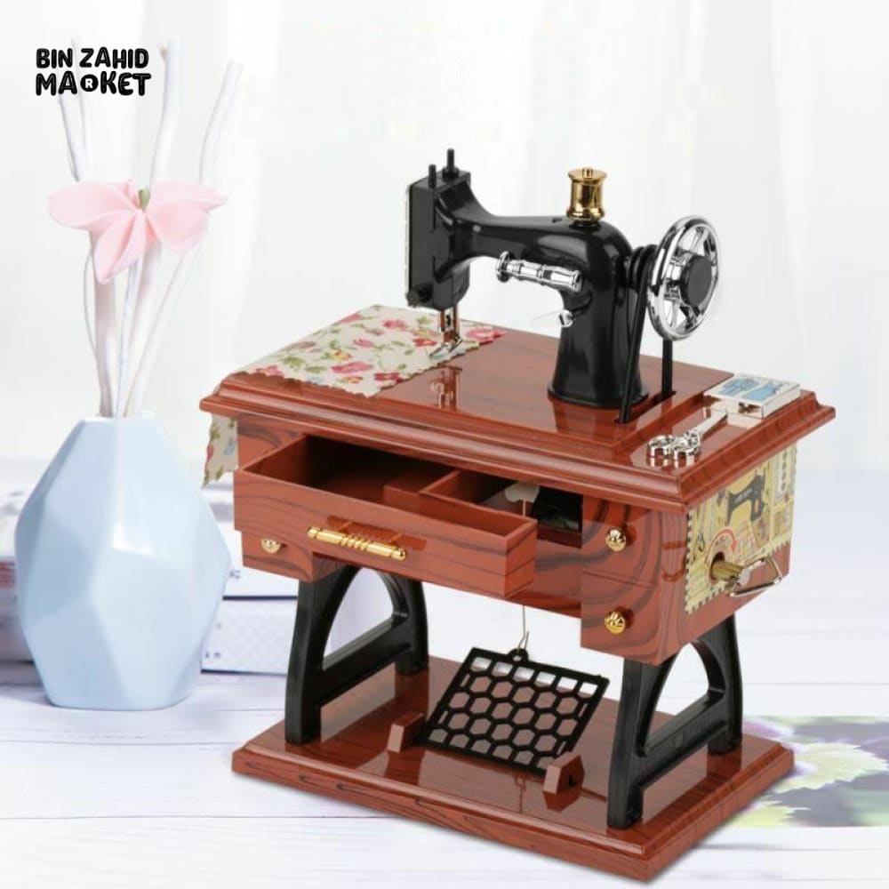 MINI MUSICAL TREADLE SEWING MACHINE