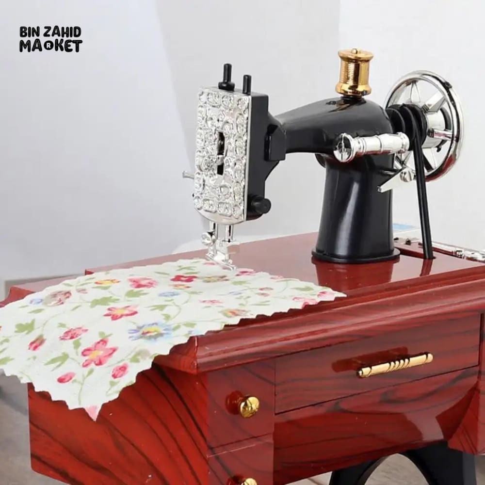 MINI MUSICAL TREADLE SEWING MACHINE