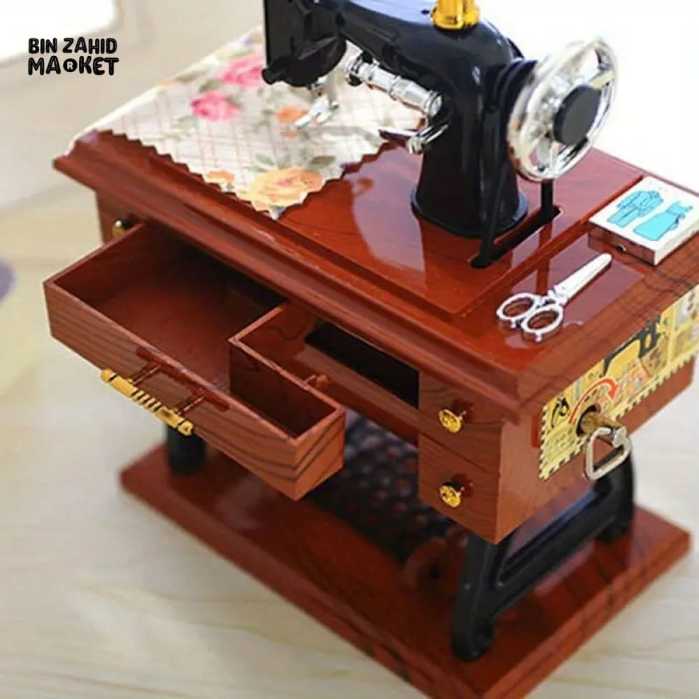 MINI MUSICAL TREADLE SEWING MACHINE