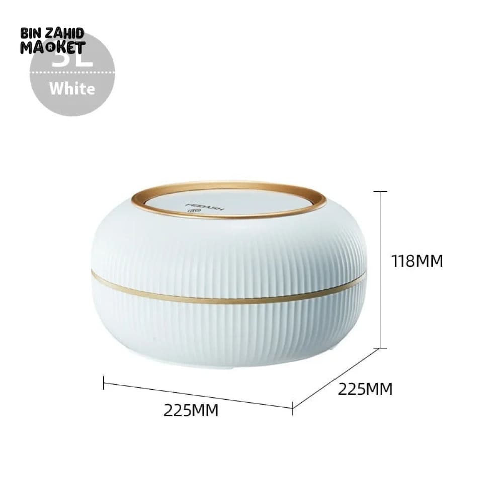 MINI PUSH‑OPEN DESKTOP WASTE BIN – COMPACT PAPER BASKET FOR OFFICE & HOME