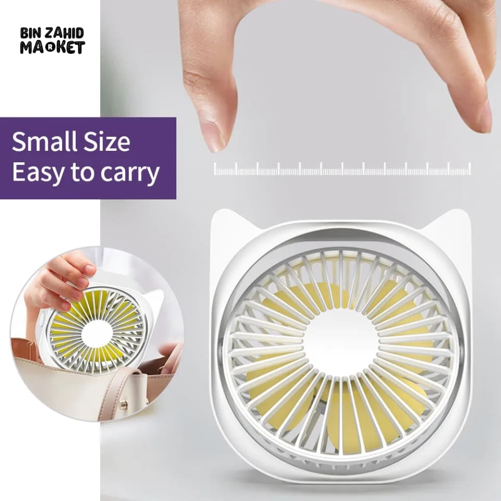 MINI RECHARGEABLE DESKTOP FAN