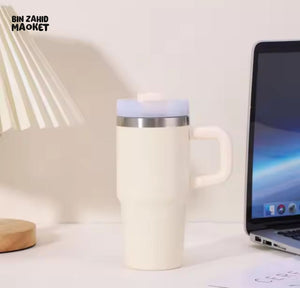MINI TUMBLER 20OZ 420ML COMPACT & PORTABLE DRINKWARE - BEIGE