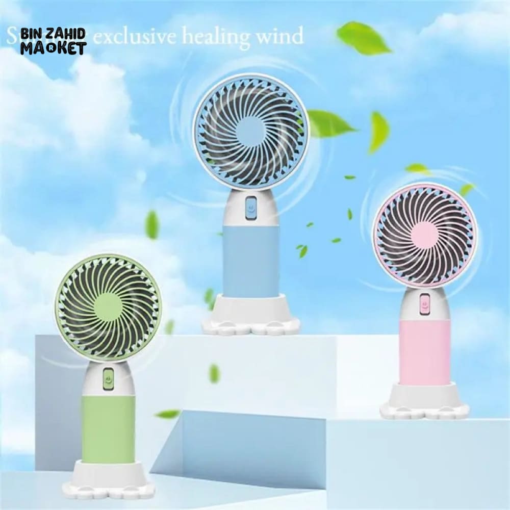 MINI USB FAN WITH MOBILE HOLDER