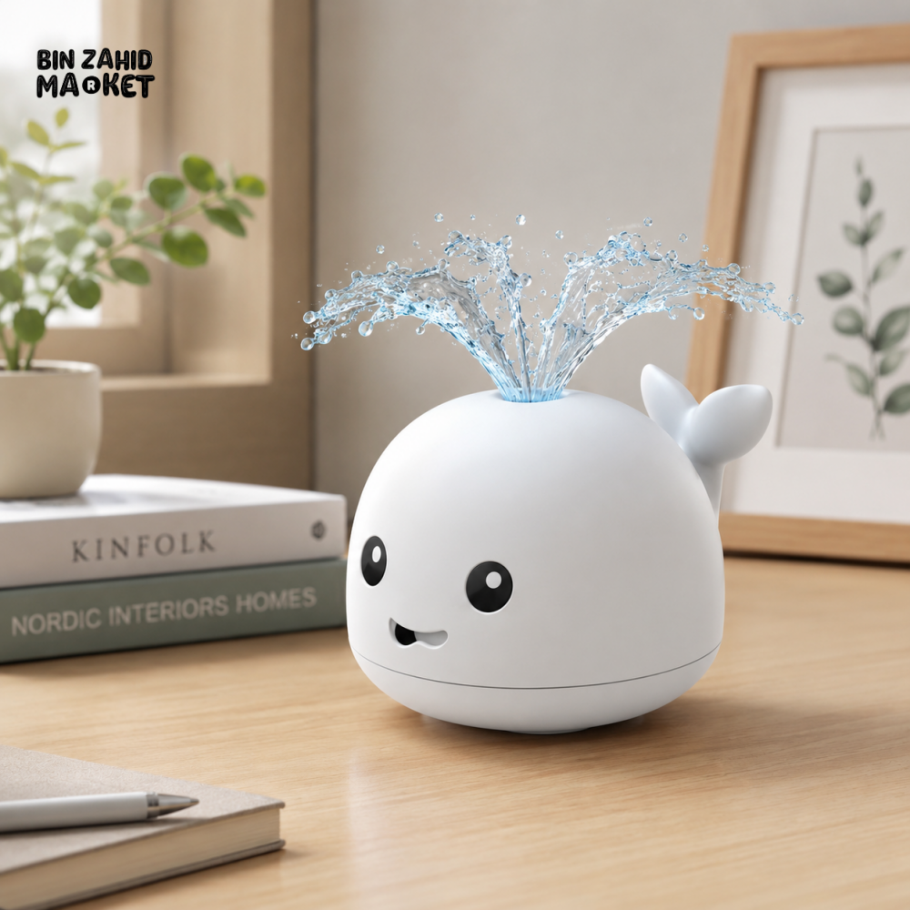 MINI WHALE FOUNTAIN HAPPY BATH GAME