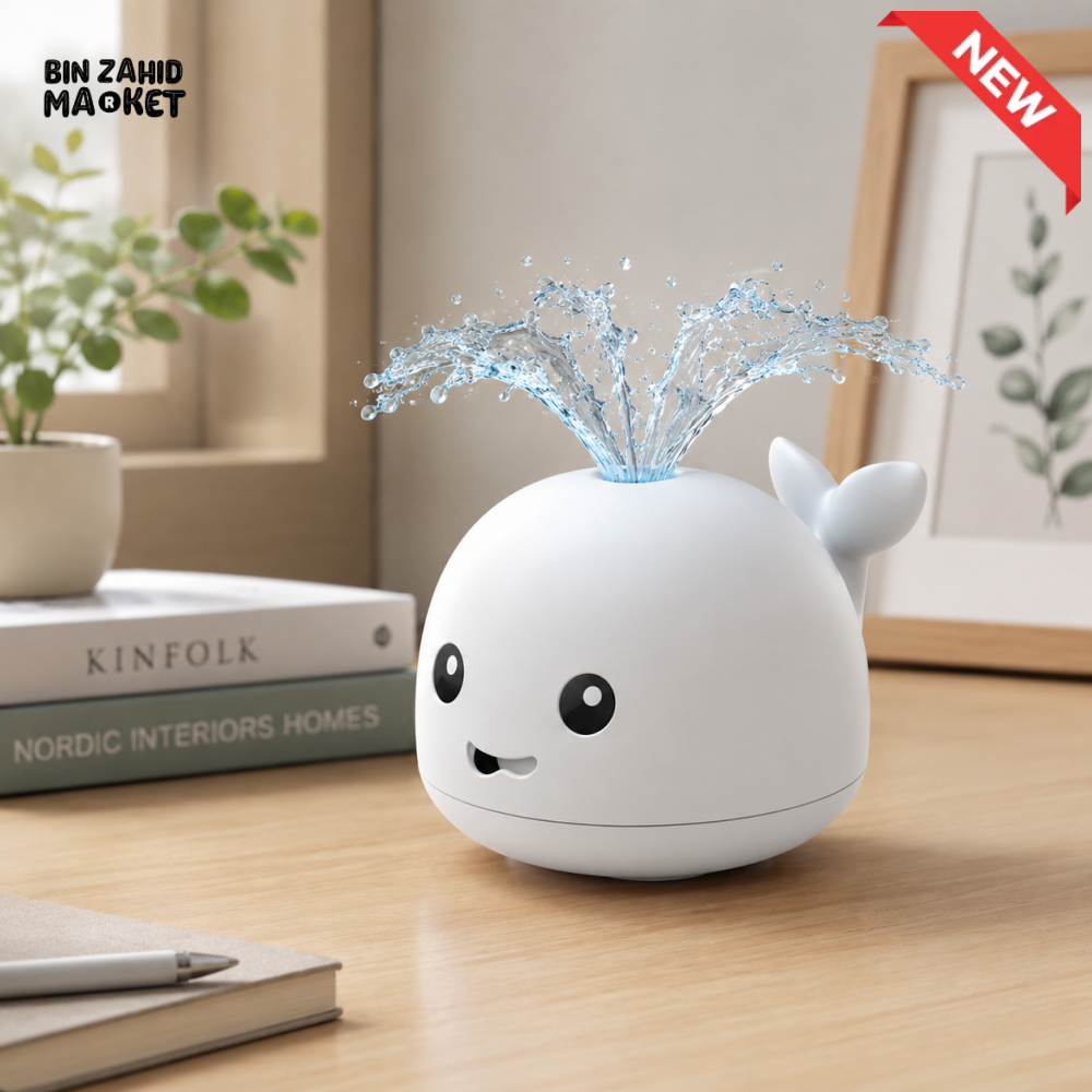 MINI WHALE FOUNTAIN HAPPY BATH GAME