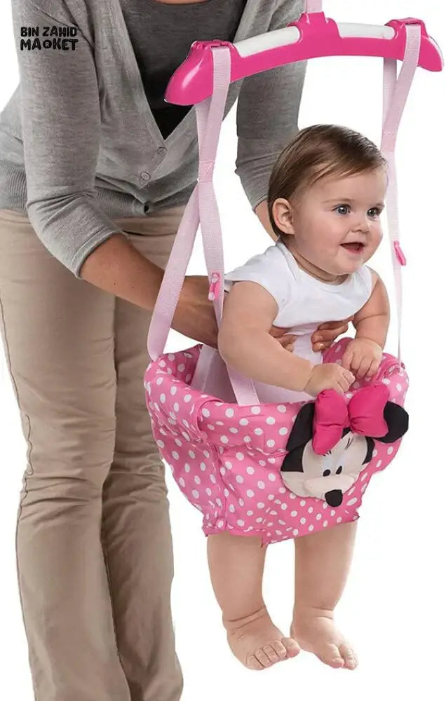 MINNIE MOUSE PINK BABY DOOR JUMPER – LUXURY COMFORT & FUN BOUNCER
