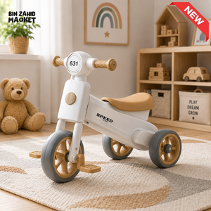 MODERN BABY BALANCE TRICYCLE - WHITE