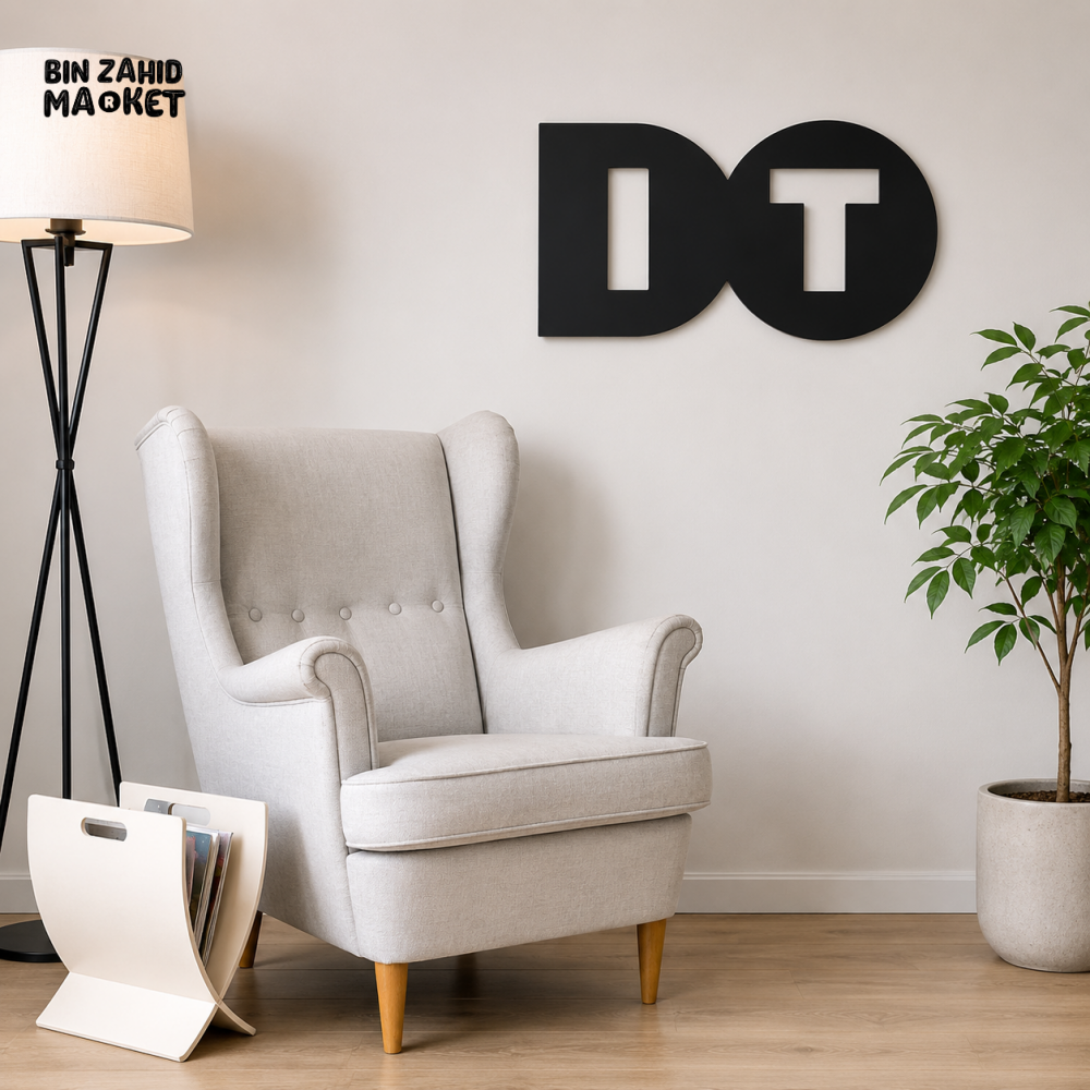 MODERN BLACK DO IT LETTER WALL DECOR