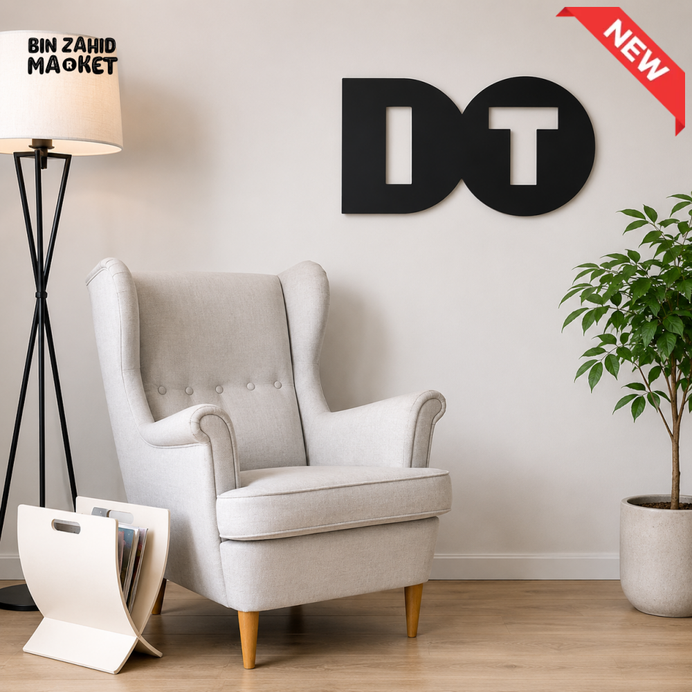 MODERN BLACK DO IT LETTER WALL DECOR