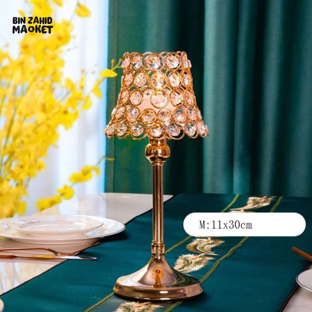 MODERN CRYSTAL LAMP CANDLE STAND