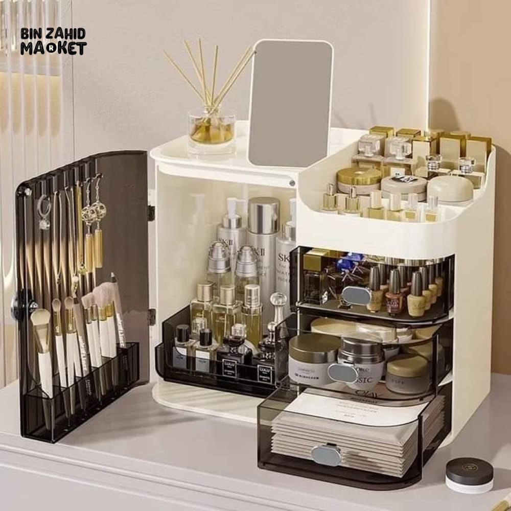 MODERN DUAL CABINETS COSMETIC ORGANIZER