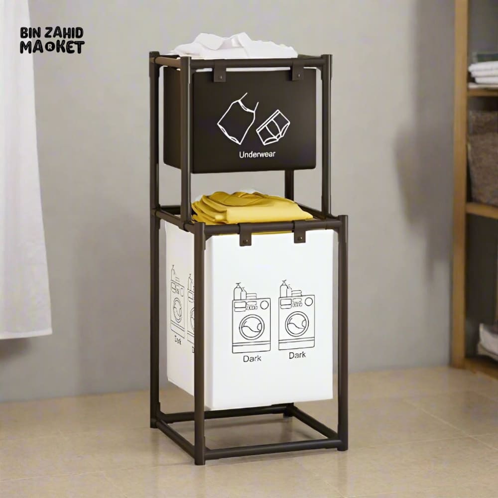 MODERN LUXOR FOLDING LAUNDRY BASKET
