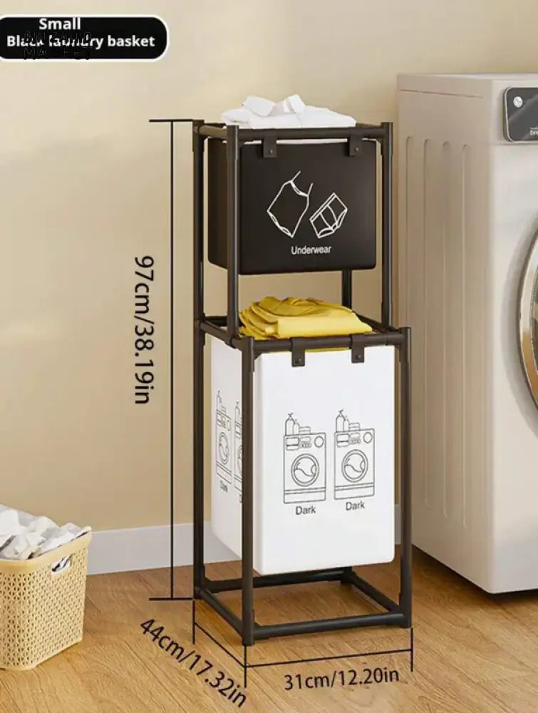 MODERN LUXOR FOLDING LAUNDRY BASKET