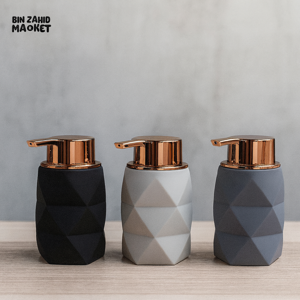 MODERN LUXURY SOAP DISPENSER – REFILLABLE PUMP BOTTLE FOR BATHROOM - Soap & Toothbrush Accessories