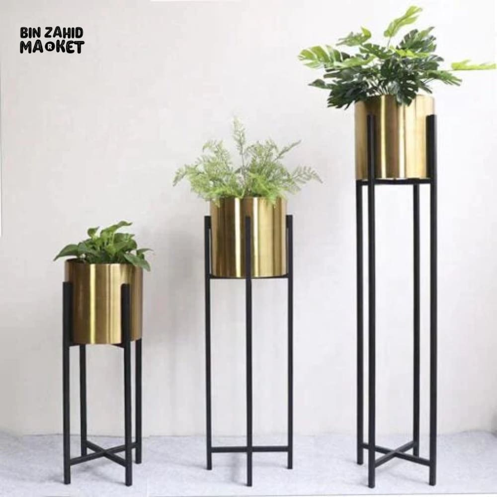 MODERN SET OF 3 PLANTER SET WITH ARRANGEMENTS