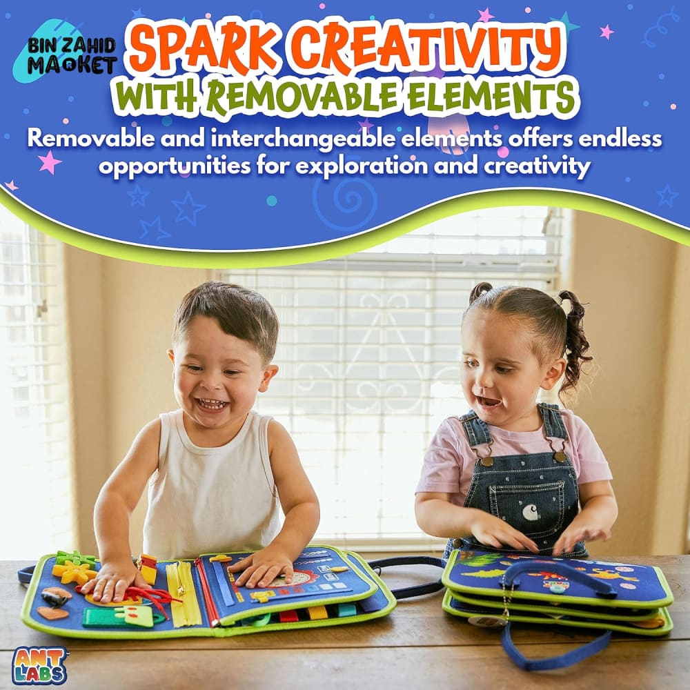 MONTESSORI TODDLERS ACTIVITY BUSY BOARD