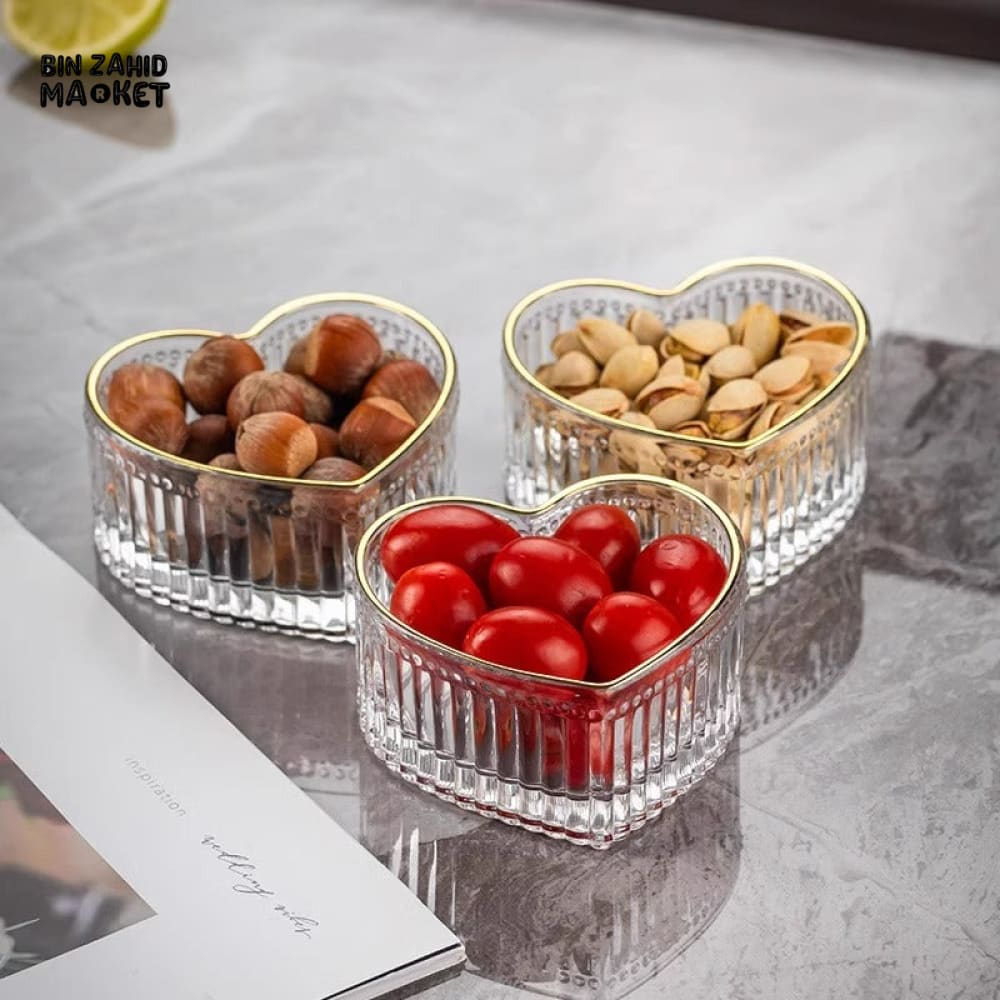 MULTI-COMPARTMENT FRUIT SNACK TRAY – DRY FRUIT & CANDY STORAGE BOX FOR LIVING ROOM