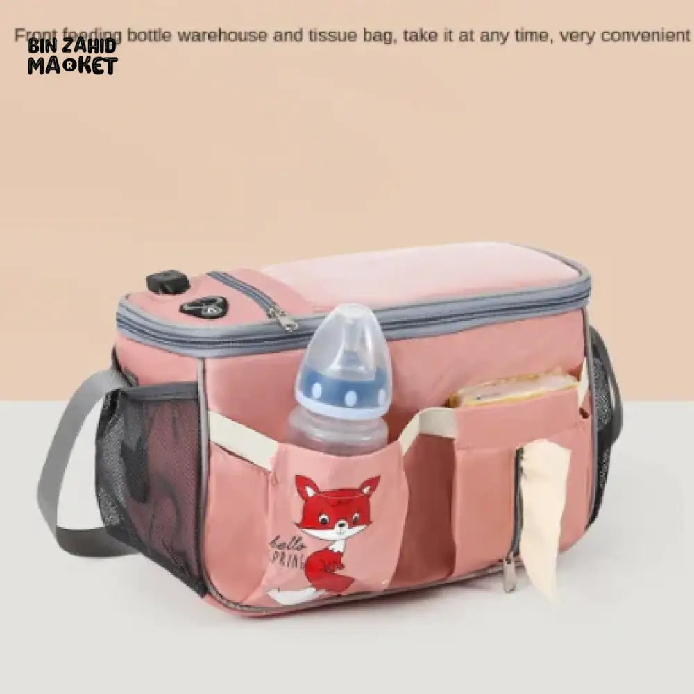 MULTI-FUNCTION DIAPER BAG ORGANIZER – STROLLER ATTACHABLE BABY TRAVEL BAG - BLUE