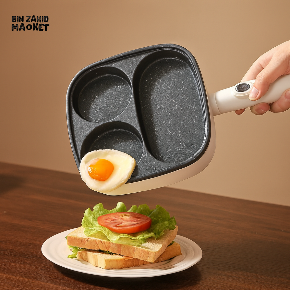 MULTI-FUNCTION ELECTRIC FRY PAN – 700W POWER NON-STICK COATING HEAT CONTROL