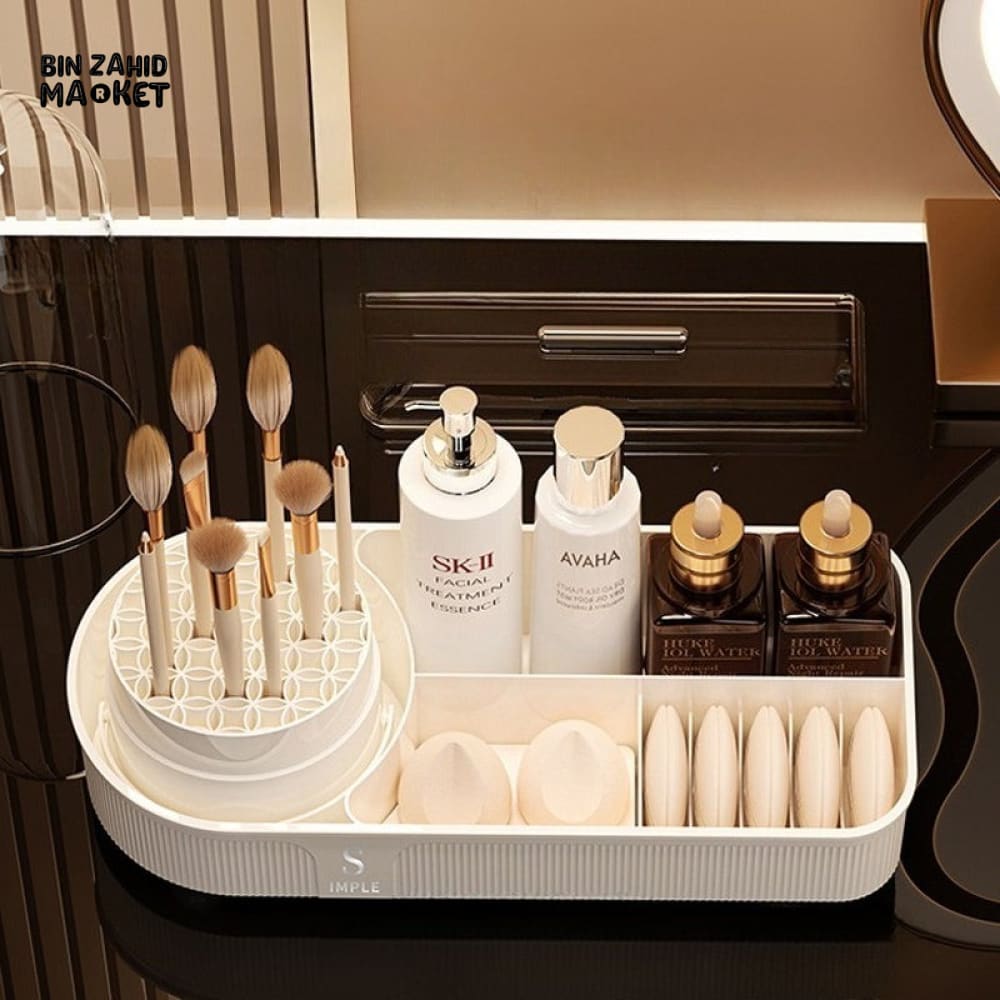 MULTI-FUNCTION PLASTIC STORAGE ORGANIZER WITH DUST COVER