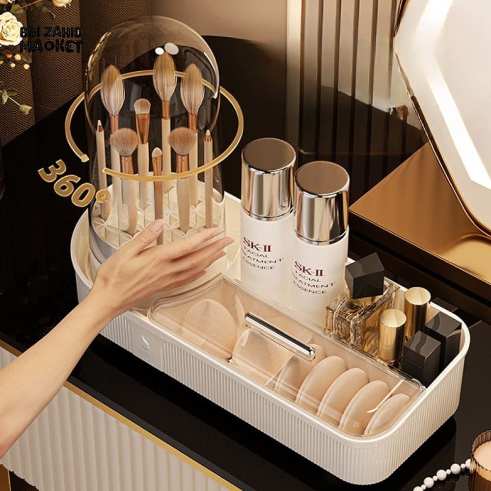 MULTI-FUNCTION PLASTIC STORAGE ORGANIZER WITH DUST COVER