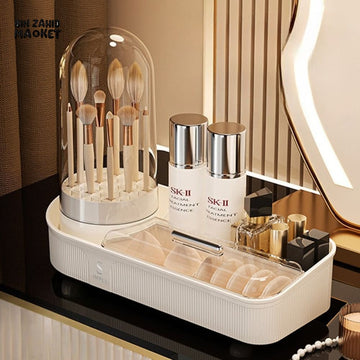 MULTI-FUNCTION PLASTIC STORAGE ORGANIZER WITH DUST COVER