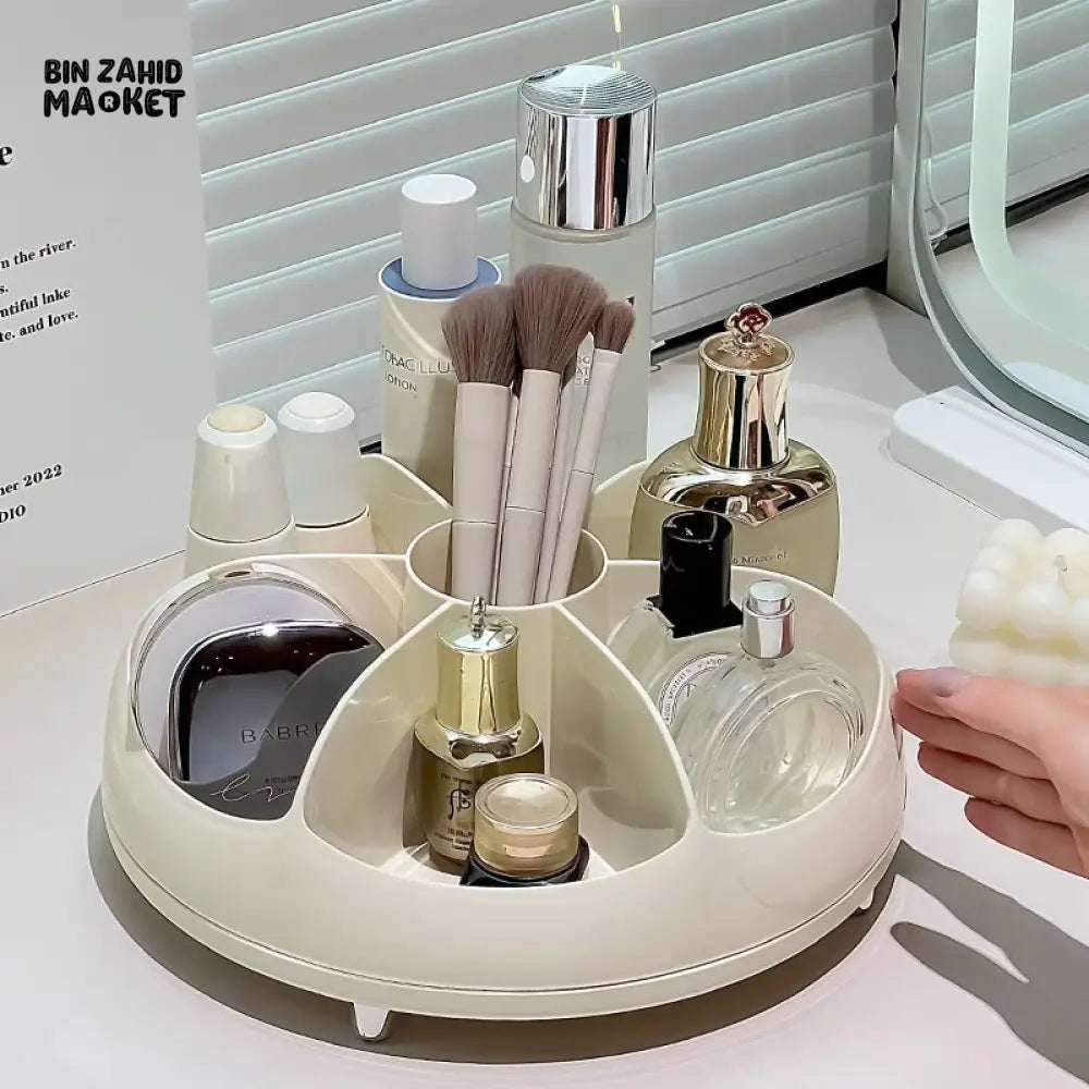 MULTI-FUNCTION ROTATING DESKTOP ORGANIZER – COSMETICS BRUSHES & STATIONERY