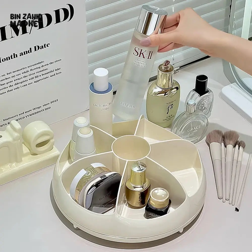 MULTI-FUNCTION ROTATING DESKTOP ORGANIZER – COSMETICS BRUSHES & STATIONERY