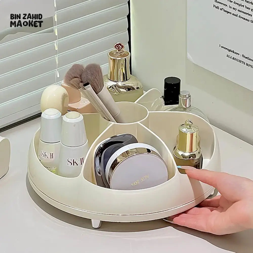 MULTI-FUNCTION ROTATING DESKTOP ORGANIZER – COSMETICS BRUSHES & STATIONERY