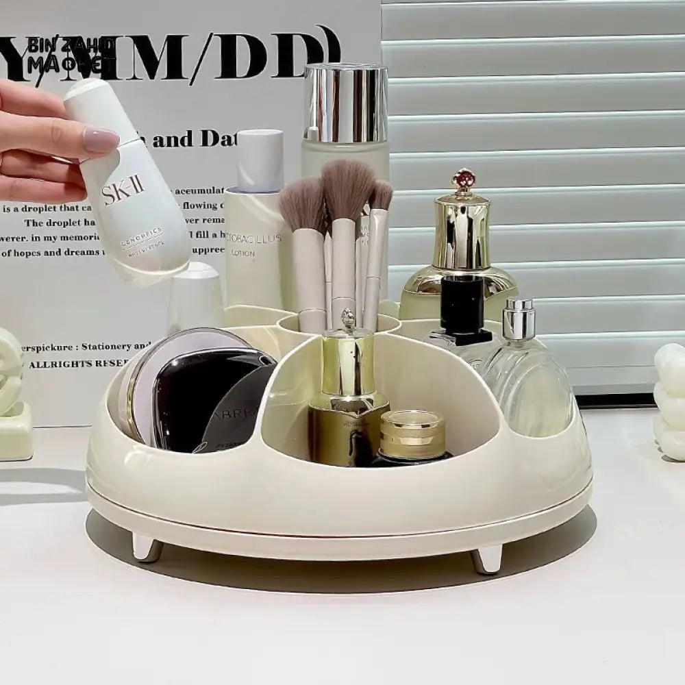 MULTI-FUNCTION ROTATING DESKTOP ORGANIZER – COSMETICS BRUSHES & STATIONERY