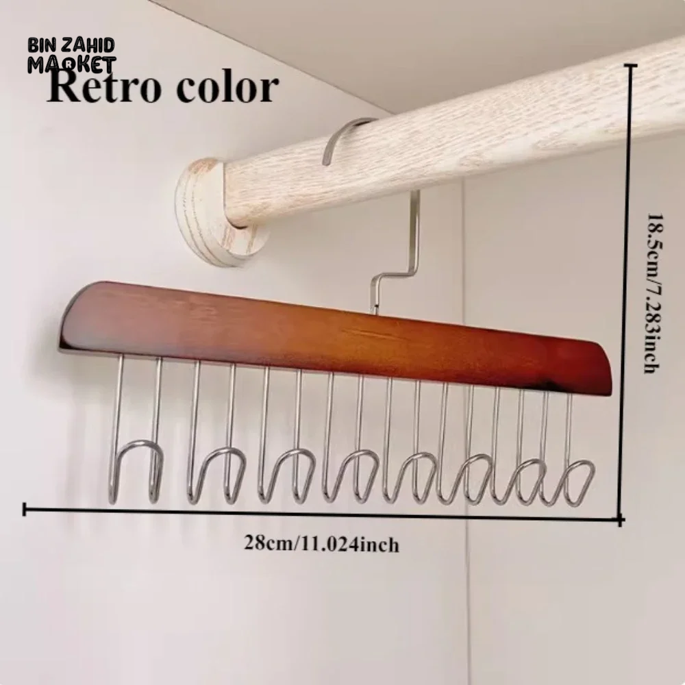 MULTI-FUNCTIONAL STORAGE HANGER DURABLE WARDROBE ORGANIZER FOR WOMEN’S BRA SLING BEANIE & MEN’S TIE BELT
