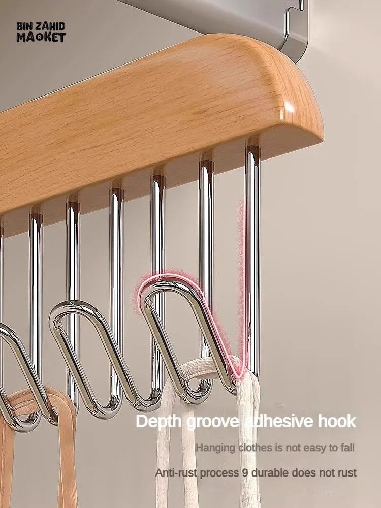 MULTI-FUNCTIONAL STORAGE HANGER DURABLE WARDROBE ORGANIZER FOR WOMEN’S BRA SLING BEANIE & MEN’S TIE BELT