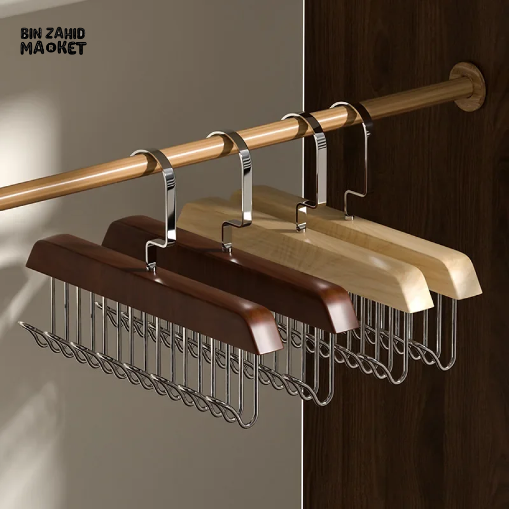 MULTI-FUNCTIONAL STORAGE HANGER DURABLE WARDROBE ORGANIZER FOR WOMEN’S BRA SLING BEANIE & MEN’S TIE BELT